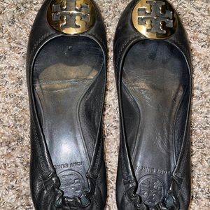 Tory Burch Ballet flats black and silver